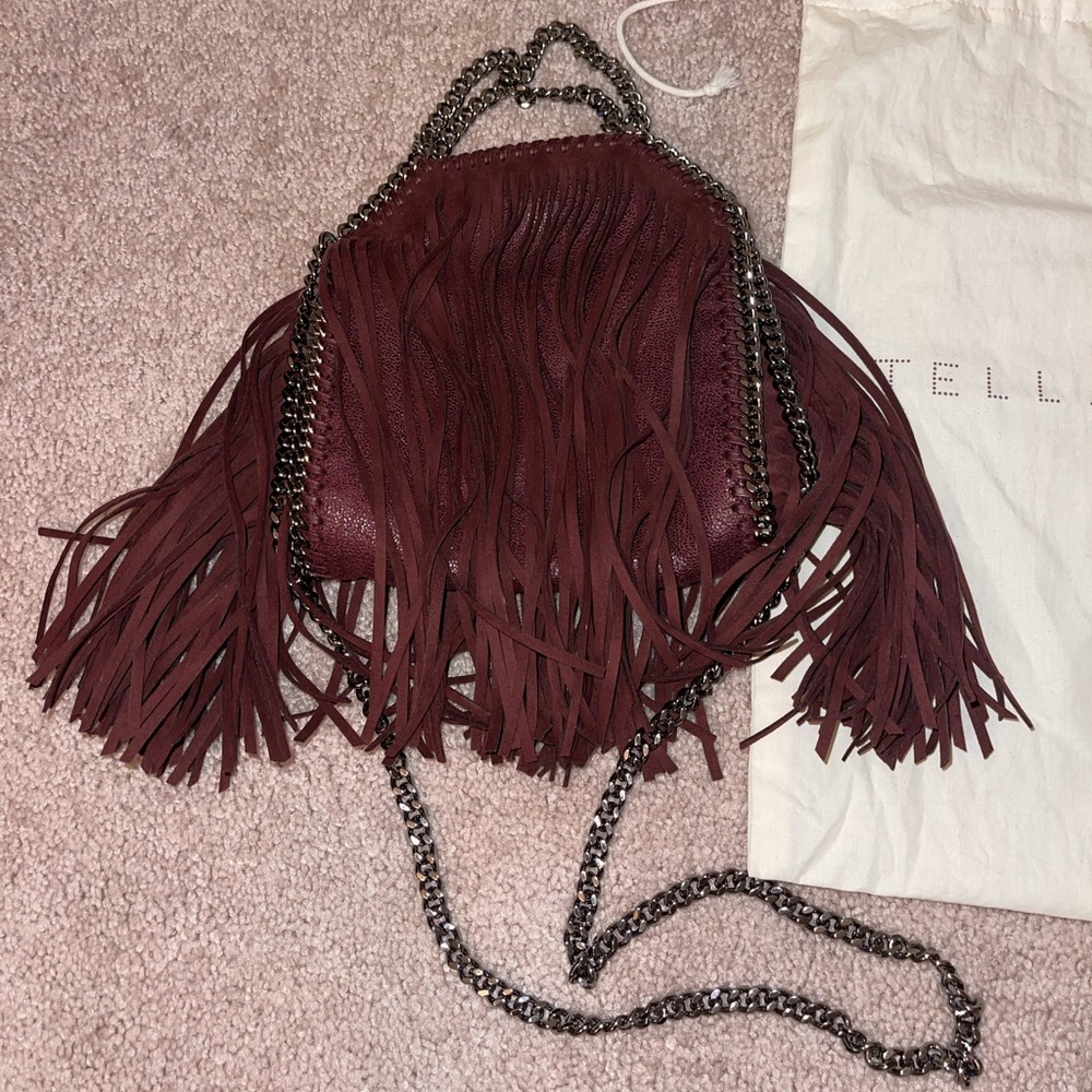 Stella McCartney Tiny Fringe Falabella crossbody!